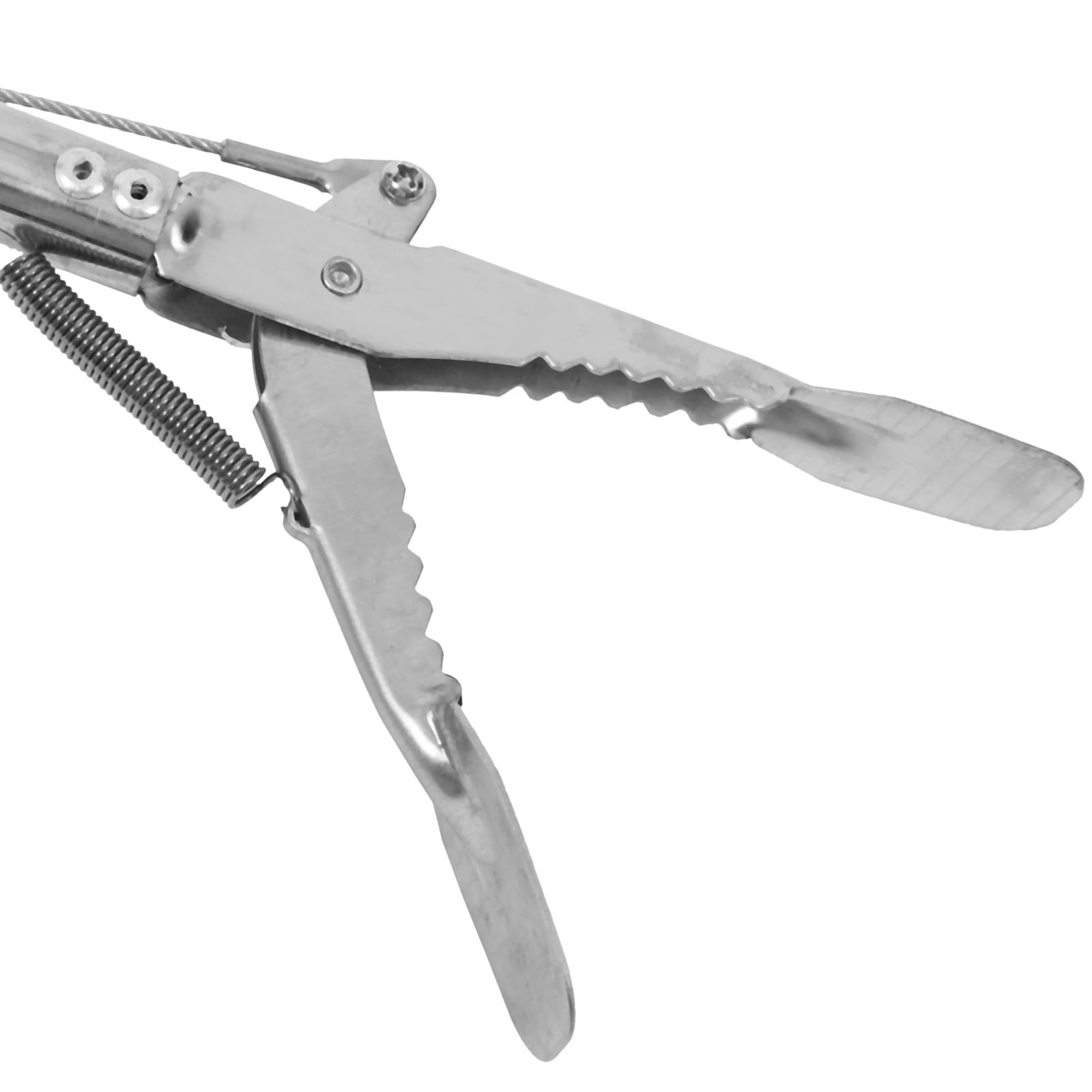 Robuster Greiferclip aus Edelstahl 118cm Faltbarer Greifhelfer für Senioren Müllgreifer und Aufhebehilfe für Alltag und Haushalt