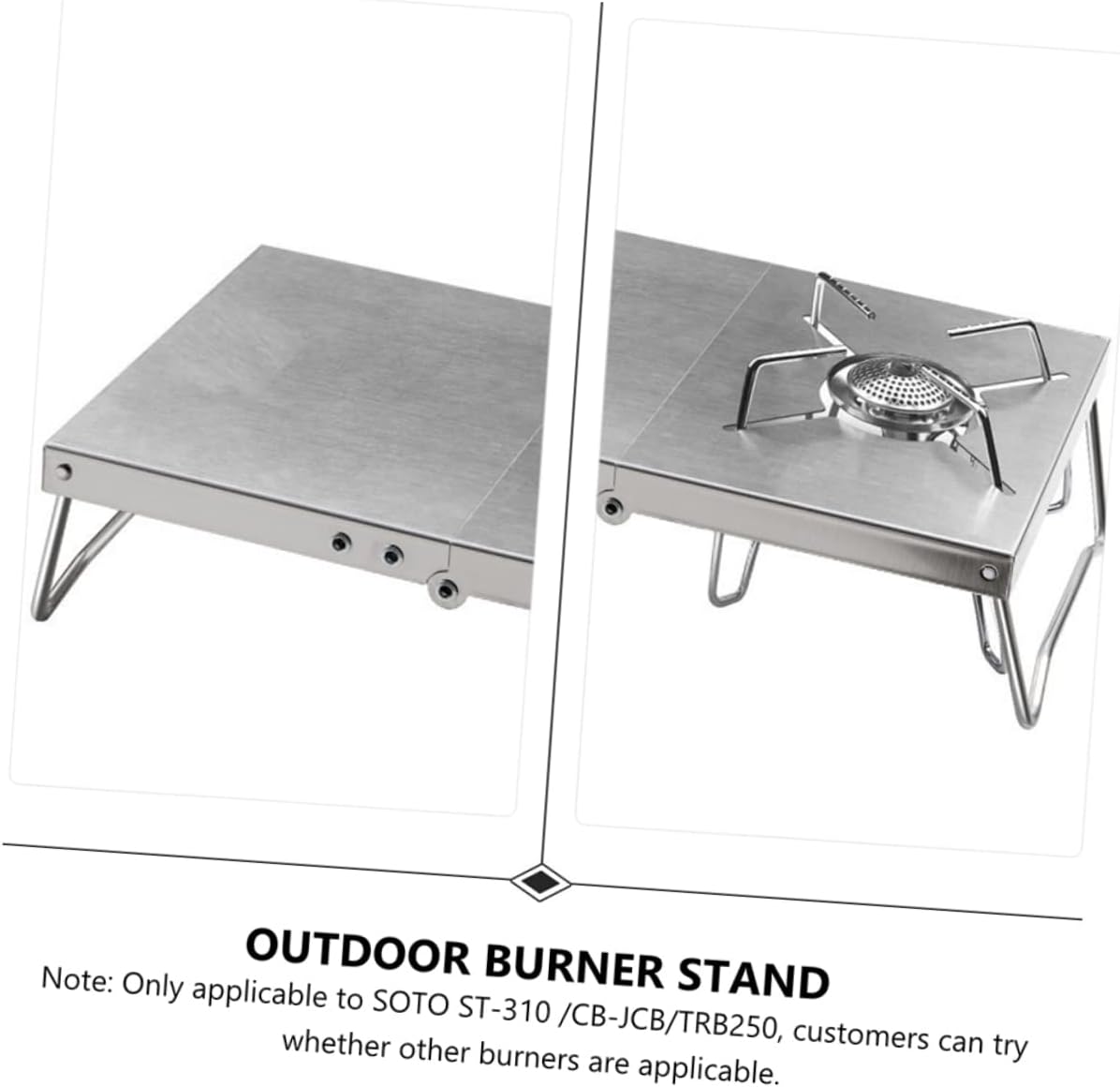 Stainless Steel Burner Stand Foldable for St-310 Trb250