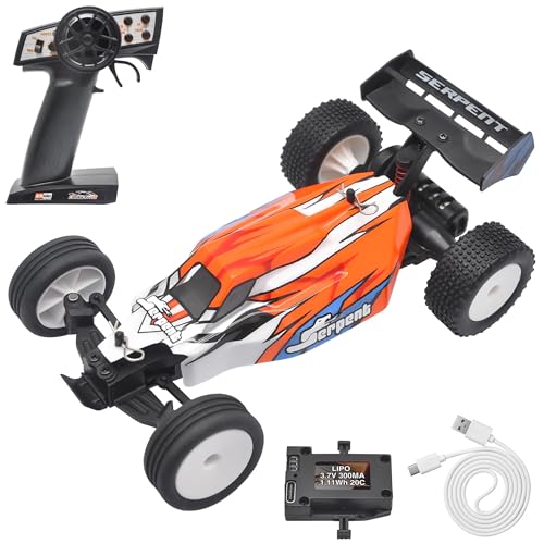 Serpent 1:24 Mini RC Car RTR with Gyro, 1/24 Scale 2.4GHz Off-Road RC Car, All...