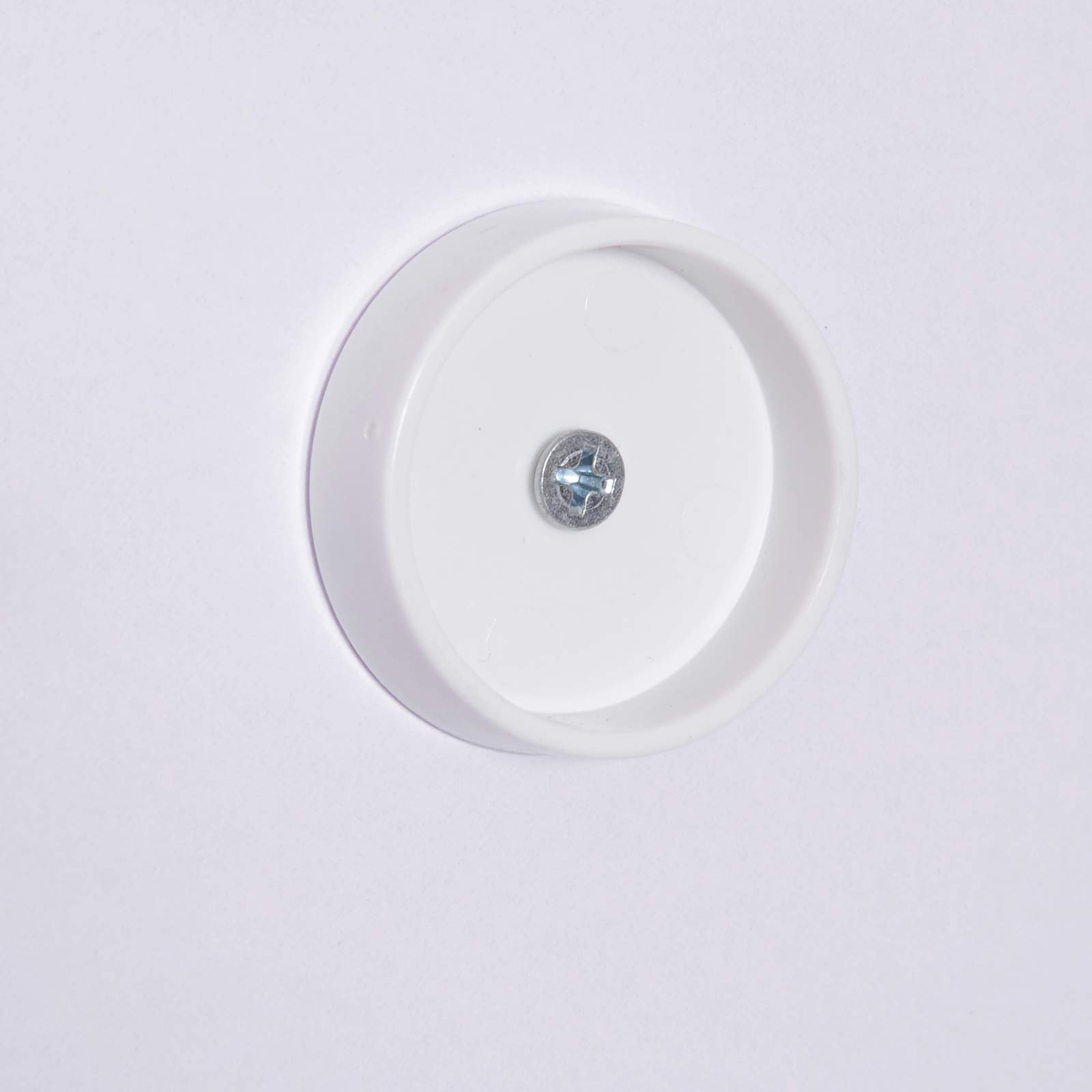PawHut Cancelletto di Sicurezza per Animali Allargabile Facile Installazione con Supporti a Pressione Acciaio Resistente con una Finitura Verniciata a Polvere Bianco 76x76-82cm
