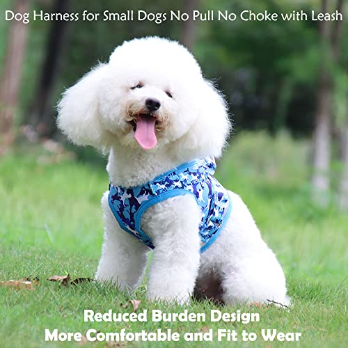 Soft Mesh Dog Harness Pet Puppy Comfort Padded Vest No Pull Harnesses No Choke Reflective Adjustable with Dog Leash for… - Image 4