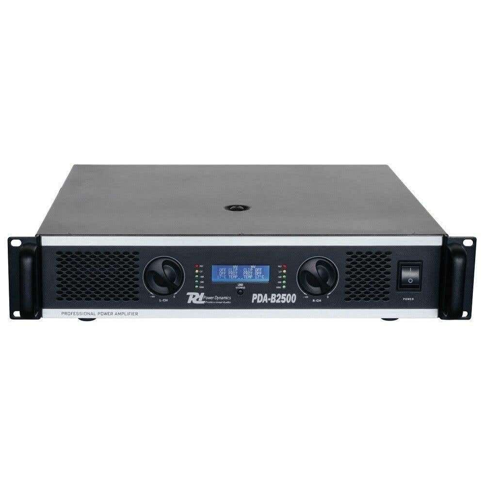 Power Dynamics PDA-B2500 Amplificateur Professionnel 2400 Watts Stéréo Bridgé DJ Concerts