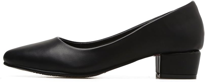 GAOLIM El Hotel Calzado Mujer Negro Zapatos De Trabajo Etiquette Zapatos.  Zapatos para Trabajar con La Carrera del Banco Solo Zapatos Zapatos De Mujer  Vestidos con Gruesos Negros,41, : Amazon.es: Zapatos y