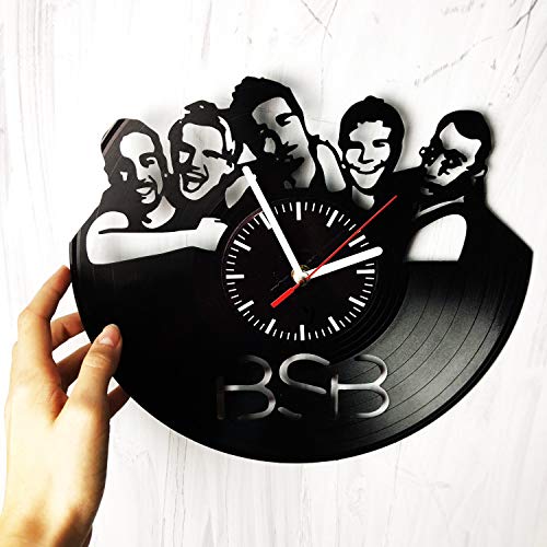 Vinyl Wall Clock Compatible With Backstreet Boys Best For Boss Dad Mom Boy Girl Home Decoration Room Inspirational, Silent Wall Art #TOP1