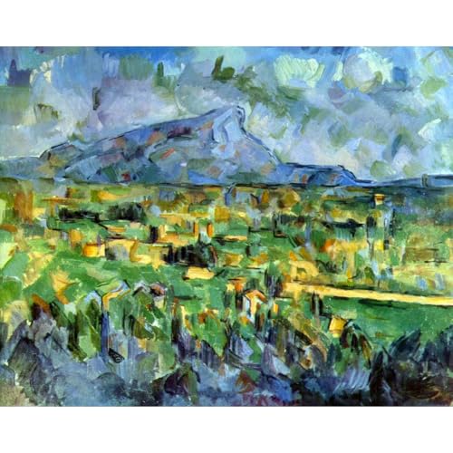 Toile Cézanne Mont Sainte-Victoire de qualité musée par ARTICULOZY grand format