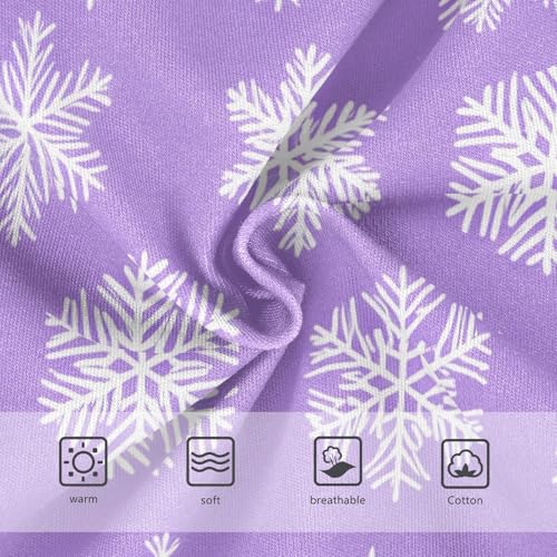 Pattern Toddler Girls Underwear 2t Cotton Girl Panties Cute White Snowflakes Soft Purple Briefs Kids Undies3