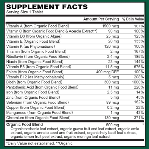 PlantFusion Organic Vegan Multivitamin