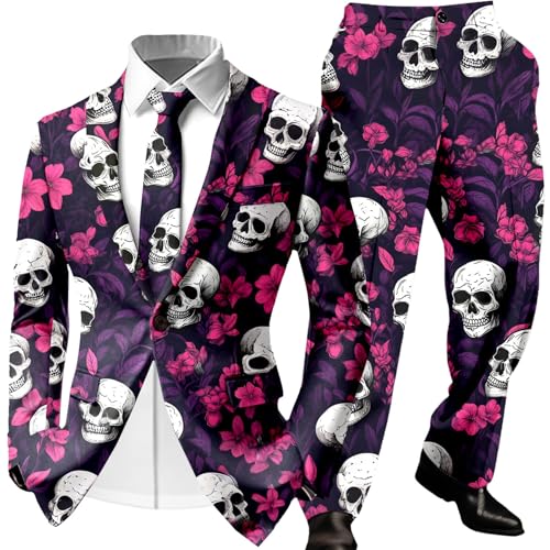 Ensemble Halloween homme avec imprimé festif confortable taille L