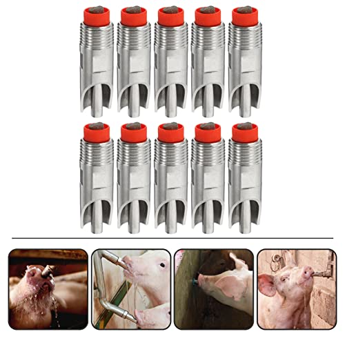 Bebedero automático para cerdos DOITOOL de acero inoxidable robusto 3