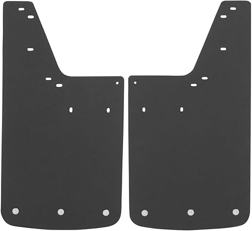 LUVERNE 250233 Protectores de lodo de goma texturizada delanteros o traseros de 12 pulgadas x 23 pulgadas, Select Dodge Ram 1500, 2500, 3500, 2