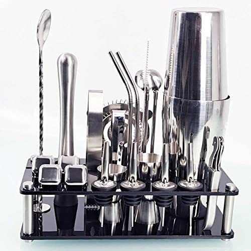 Set Coctelera Bartender con Soporte y Accesorios miniatura 3