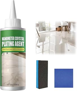 Nano Crystal Coating Agent for Tile & Furniture, Stone Nano Crystal-Plating Agent for Kitchen,Suitable for household kitchen stone surface cleaner (1, 50ML)