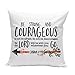 Ikevan Letters Cotton Linen Square Decorative Throw Pillow Case Cushion Cover White(18" x 18") (A)