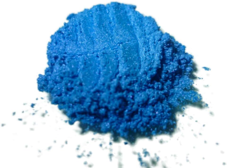 153g/5.4oz "Iridescent Blue" Mica Powder Pigment (Epoxy,Paint,Color,Art) Black Diamond Pigments®