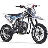 MotoTec Demon Dirt Bike 40cc 4-Stroke Blue
