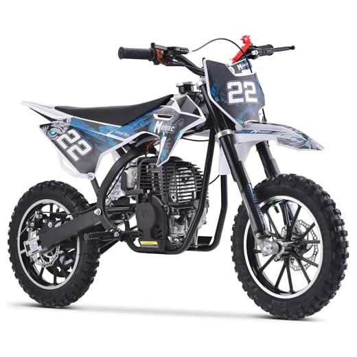 MotoTec Demon Dirt Bike 40cc 4-Stroke Blue