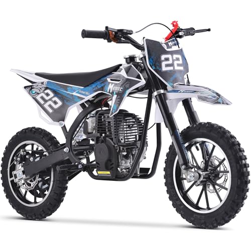 MotoTec Demon Dirt Bike 40cc 4-Stroke Blue