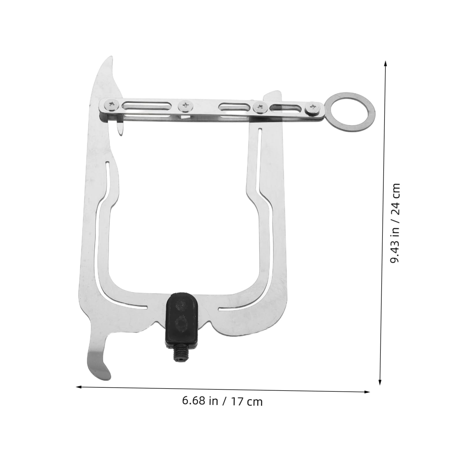 BESTonZON Kayak Yacht Boat Hook End Stainless Steel Dock Attachment Hook Easy to Carry Install
