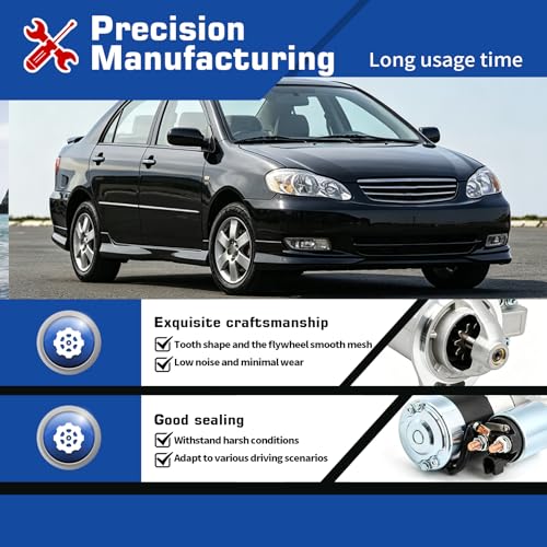 Starter Compatible con Corolla Matrix Vibe 2003-2008 miniatura 5
