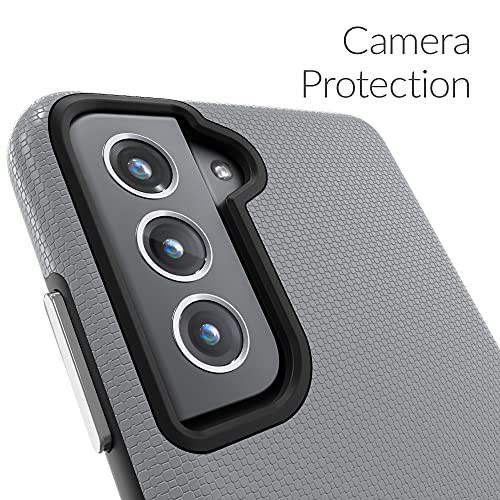 Image of Crave for Galaxy S21 FE Case, Shockproof Protection Dual Layer for Samsung Galaxy S21 FE 5G (6.4 inch) - Slate
