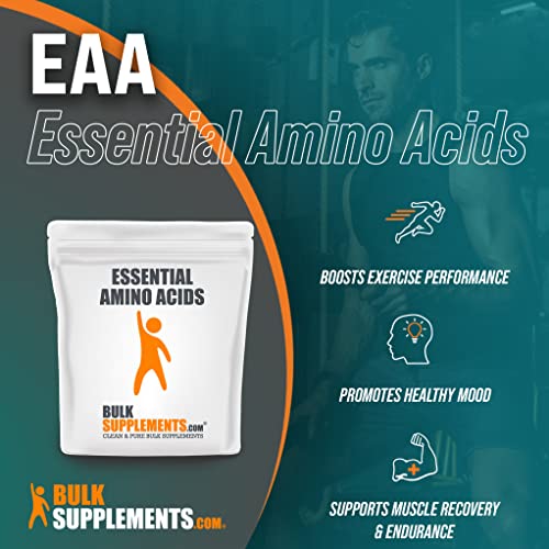 Bulksupplements.com Essential Amino Acids Powder (Eaa Powder) - Essential Amino Acids Supplement - 10G Per Serving, 100 Servings (1 Kilogram - 2.2 Lbs) #TOP2