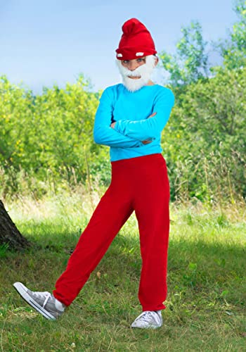 Disfraz Papa Pitufo para Niños miniatura 5