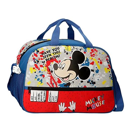 Disney Mickey Colour Mayhem Bolsa de Viaje Multicolor 40x28x22 cms Poliéster 24,64L