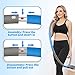 NEOWEEK 2lb Exercise Hoops for Adults, Adjustable Hoola Weighted Hoop, Detachable Section Soft Fitness Hoop for Weight Loss, Fat Burning, Home Gym Core Workout