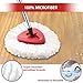 Heyherui 1-Pack Spin Mop Heads Replacements Compatible with O-Ceda EasyWrin 1-Tank System, Microfiber Refills, Deep Cleaning Mop Replace Head, Machine Washable Easy-to-Replace, White