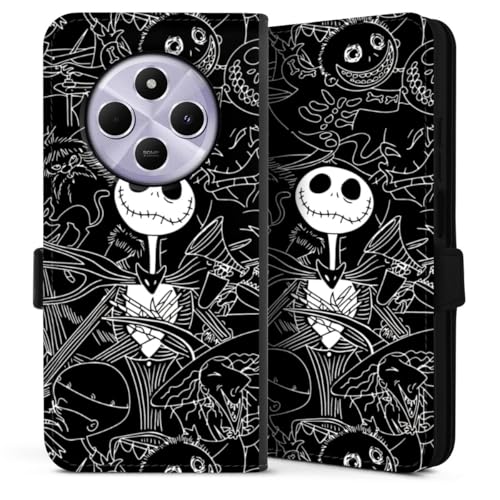 Cadeau Disney L'Étrange Noël de Monsieur Jack étui folio pour smartphone Xiaomi Redmi 14C