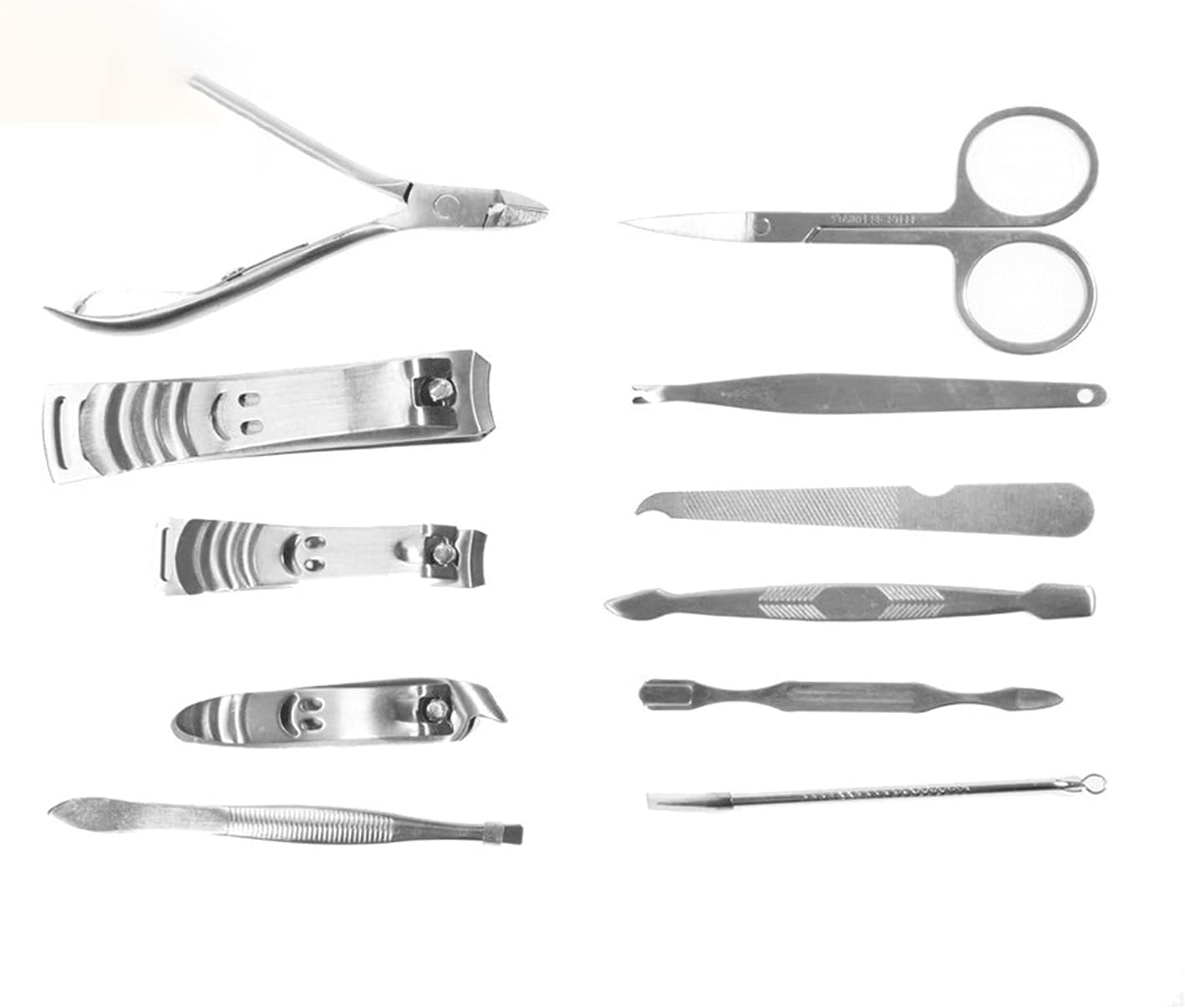 Ingrown Toenail Professional Manicure Kit 1PCS Stainless Steel Nail Clippers Set Pedicure Set Nail Grooming Kit Travel Nail Tool for Women & Men