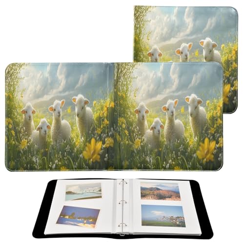Álbum de Fotos Autoadhesivo Scrapbook DIY FLildon Cuero PU 3 Anillos 40 Páginas 11.8x11.2 pulgadas miniatura 2