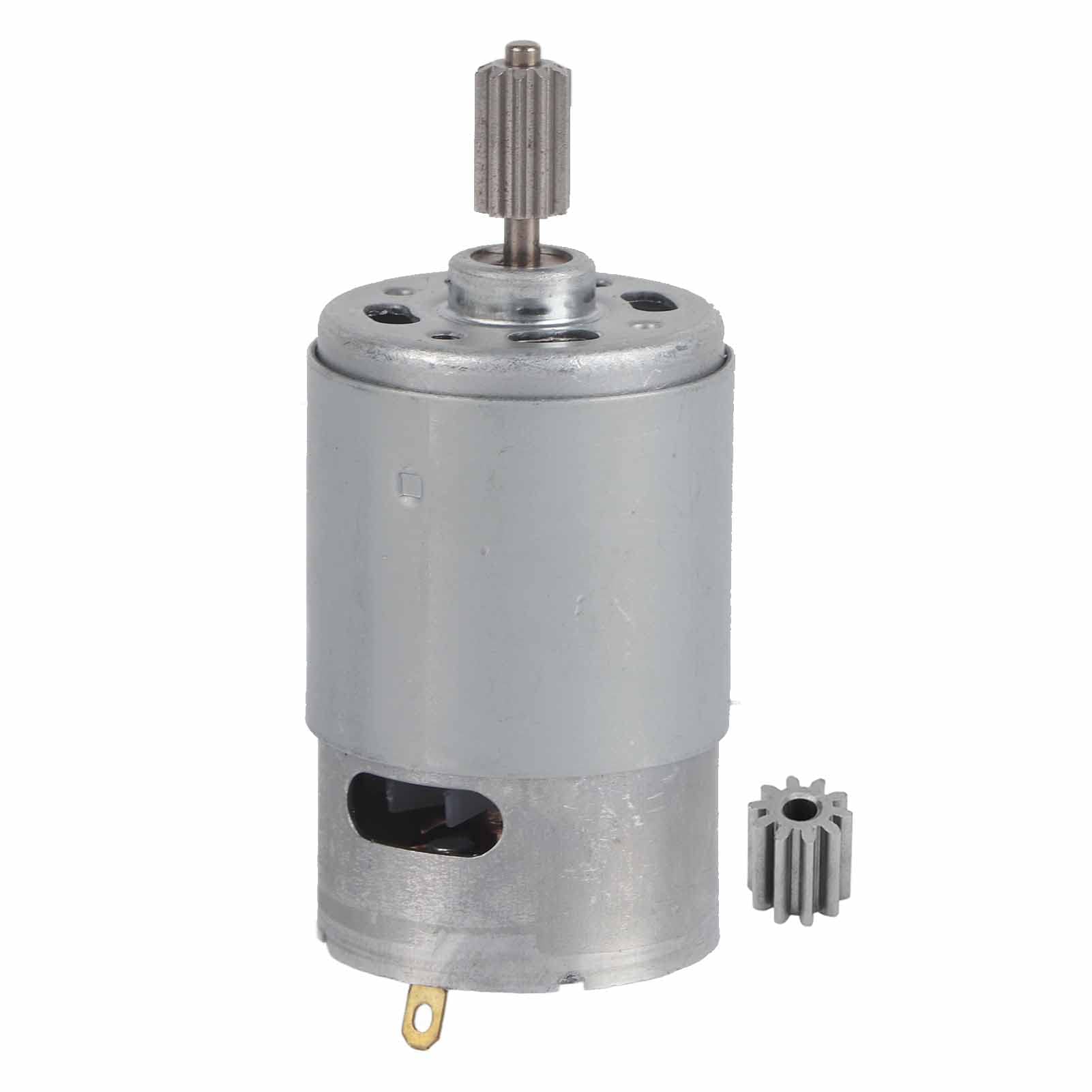 Micro moteur 12V, moteur à grande vitesse, mini moteur électrique avec la tête de dent 2pcs, pour moto d'enfants d'enfants de vo