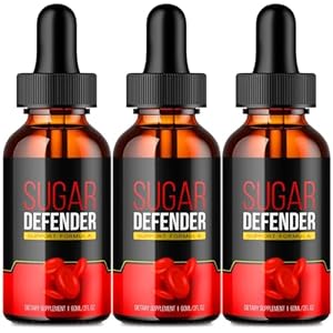 Sugar Defender Drops – Official Formula – Sugar Defender 24, Sugar Defender Liquid, Maximum Strength Sugar Defender Supplement with Hawthorn Berry Organic, Sugar Defender Reviews (3 Pack)