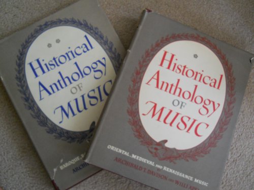 Historical Anthology of Music, Vol. 2: Baroque,... B002JUVQZ2 Book Cover
