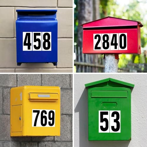 Números autoadhesivos fuertes para exterior que solucionan la pérdida de paquetes 6