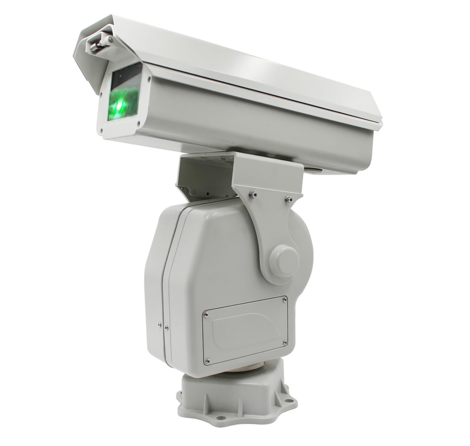 Fxnfxla White 360° Automatic Bird Chaser Laser Deterrent, Outdoor Bird Scare Devices With App Control, Automatic Cruise Laser Bird Repellent, For Orchards, Farms, Airports, Warehouses Type A