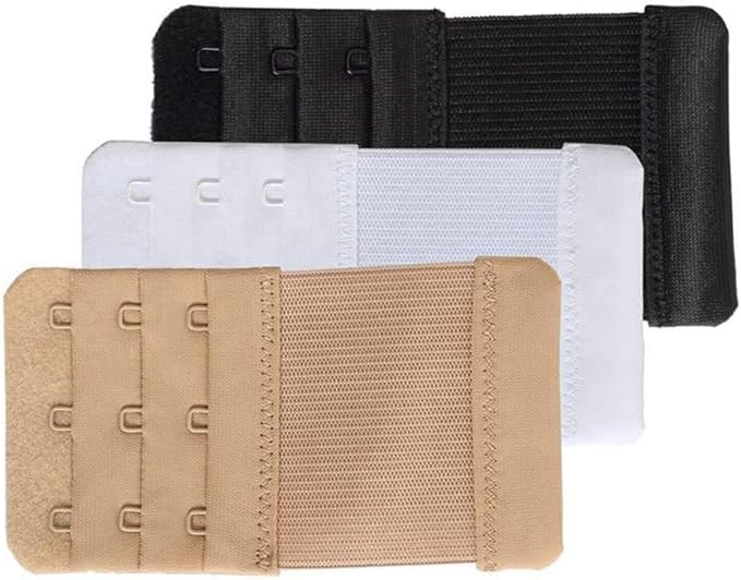 Image of SNMMIFER 6 Pcs Women's Bra extenders 2 Hooks /3 Hooks Bra Extension(Multicolor)