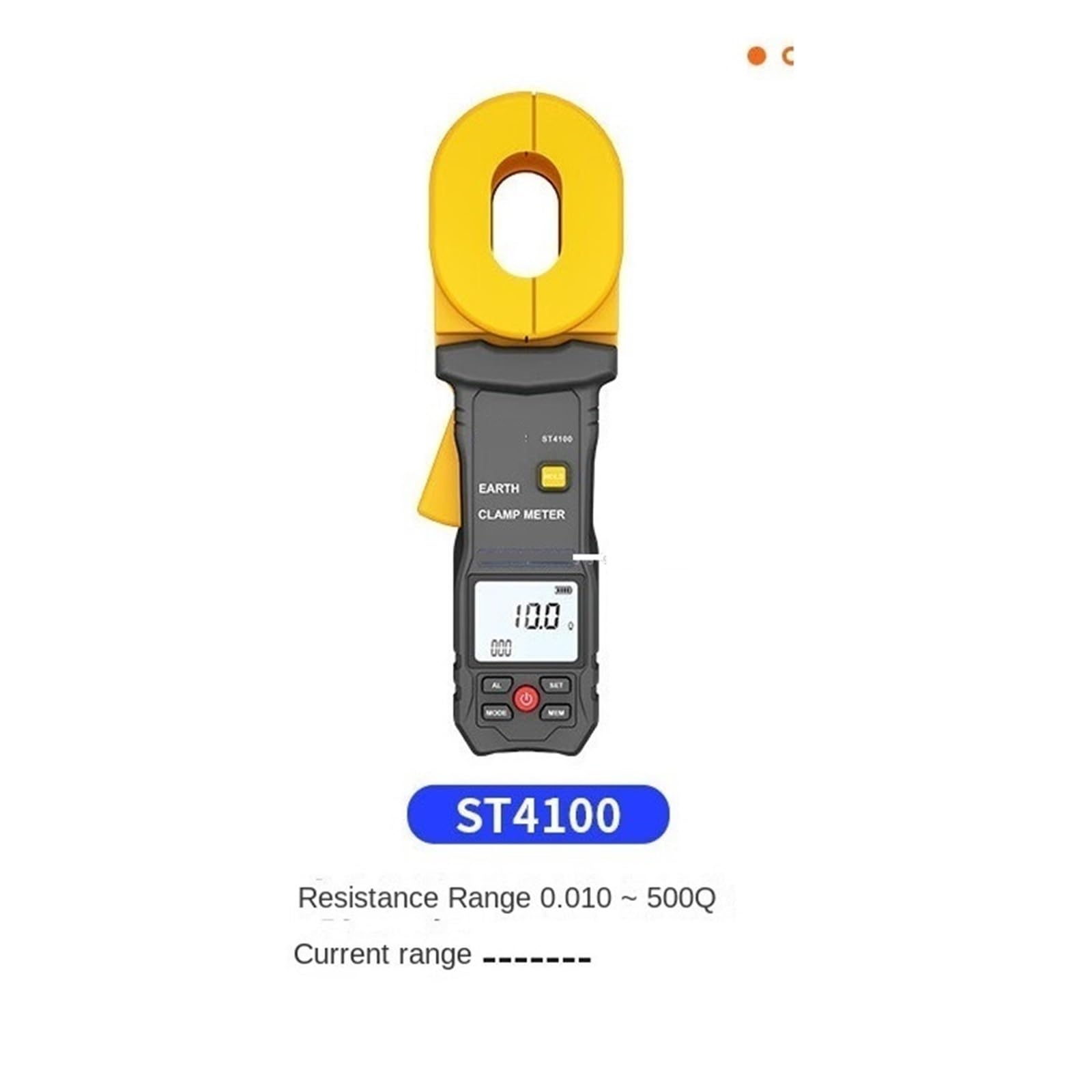 Medidores de Resistencia, Medidor de resistencia a tierra con pinza digital ST4100, probador 0,010-500 Ω
