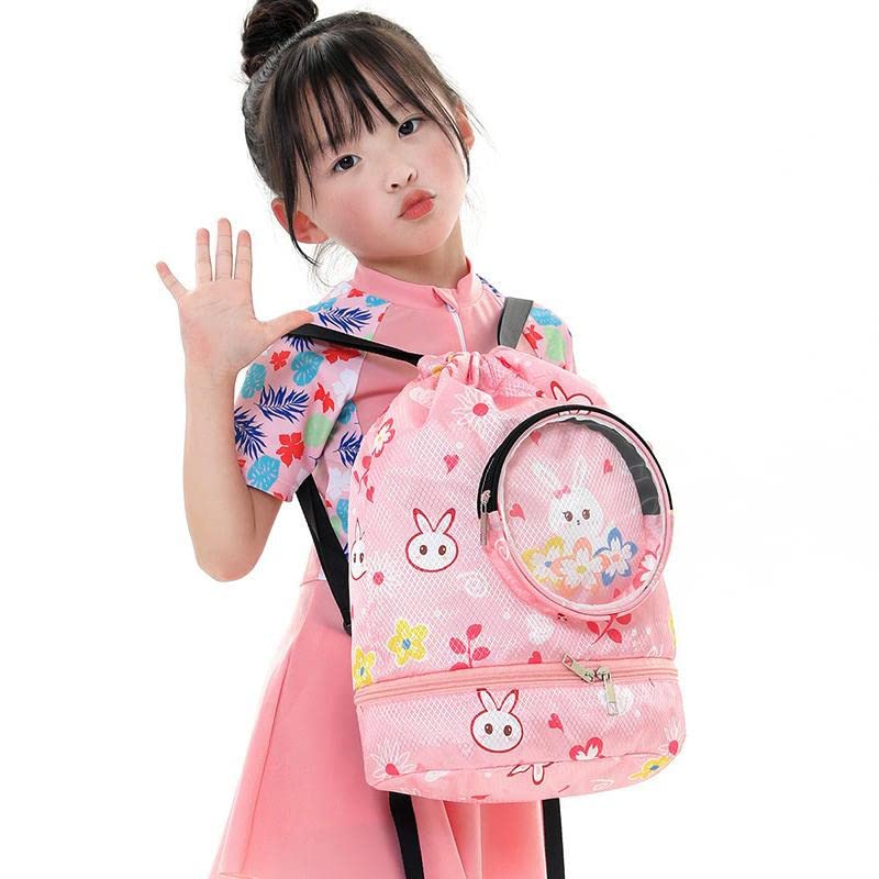 Swim Bag Waterproof Dry Wet Separation Drawstring