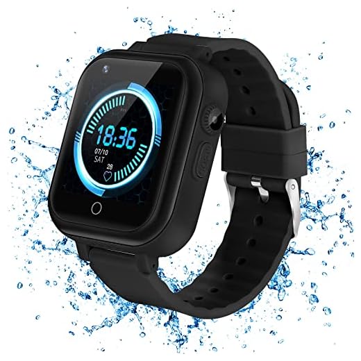LiveGo 4G Kids SmartWatch - SmartWatch for Kids with GPS Tracker and Calling Water-Resistant, Cell Phone Watch for Age 3-15 Years Old Girls Boys Smart Watch Smartphone Support SIM Card WiFi Games