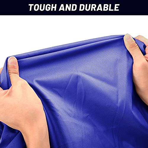Housse bateau imperméable 600D bleu pour coque tri-coque de 21 à 24 FT - 5