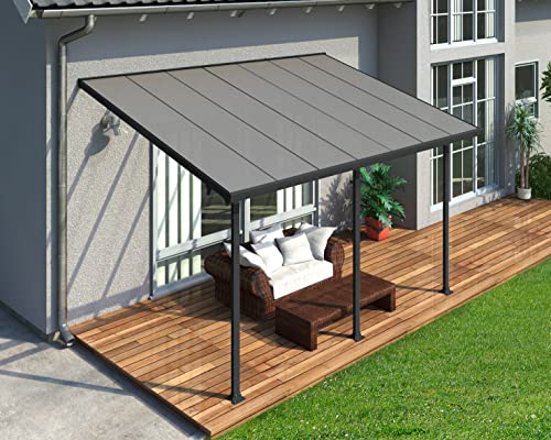 [Palram - Canopia Feria 10' x 14' Patio Cover - Gray] - Thumbnail 2