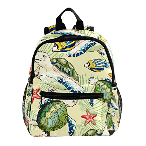 Sac à dos pour garçons et filles au motif tortue pour les sorties au parc