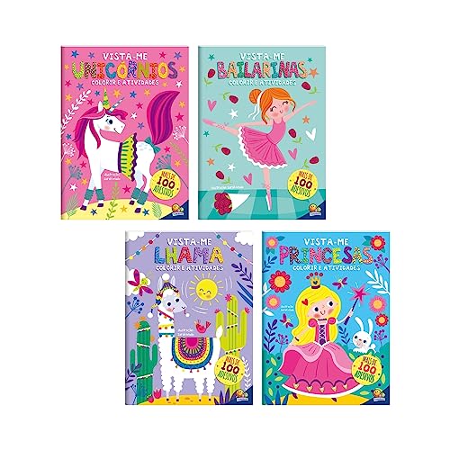 Kit Vista-me! 64 Páginas para Completar e Colorir.