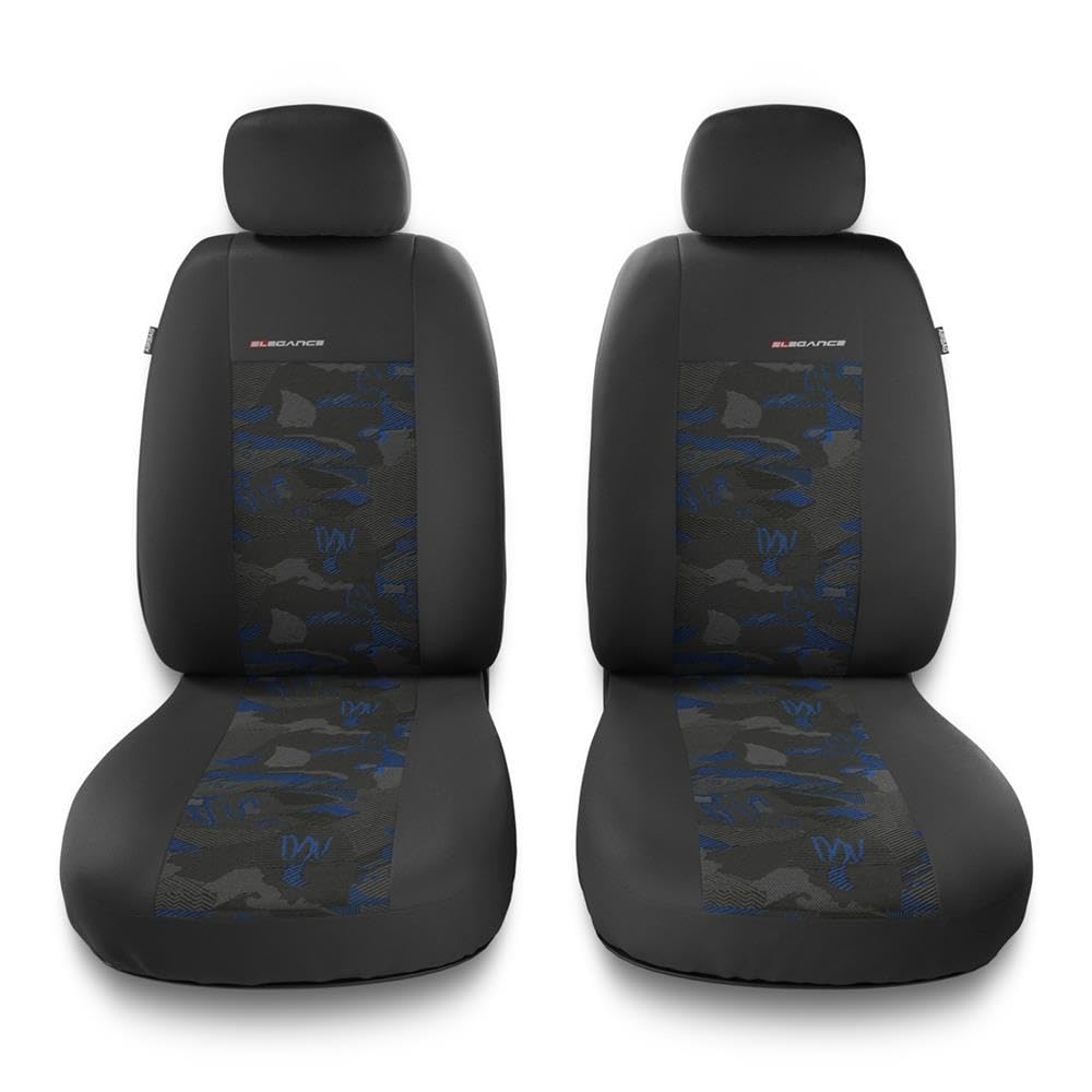 Mossa Housses siège adaptées pour Mitsubishi Pajero 1990-2017 2UNE-BL