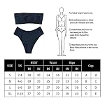 OMKAGI-Womens-2-Pieces-Bandeau-Bikini-Swimsuits-Off-Shoulder-High-Waist-Bathing-Suit-High-Cut