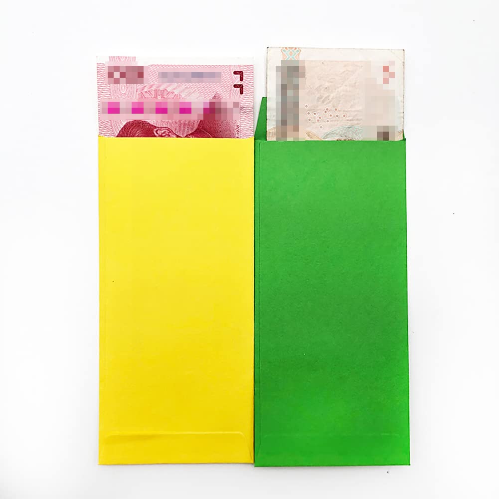 Enveloppes Autocollantes pour Chèques Lot de 40 Couleurs