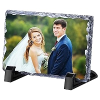 HooAMI Custom Picture Frames - Customize Photo Stone Rock Slate