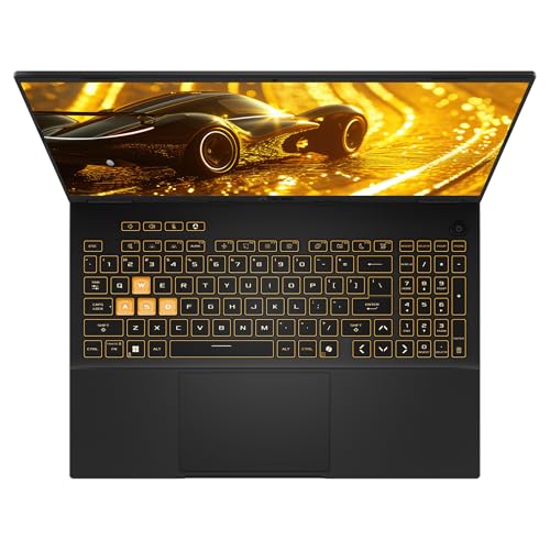 Image of ASUS TUF F16 Gaming Laptop, Intel i7-14650HX, 32 GB DDR5 RAM, 2 TB PCIe SSD, 16'' FHD+ (1920x1200) 165Hz Display, Nvidia G-Force RTX 5060, RGB Backlit Keyboard, W11 Home, Jaeger Grey
